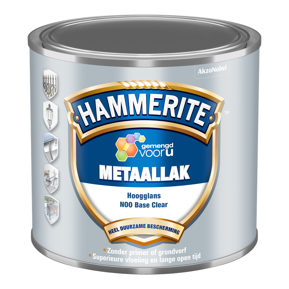 Hammerite Metaallak Hoogglans | Clear | N00 | 470ml - 5111666 afbeelding