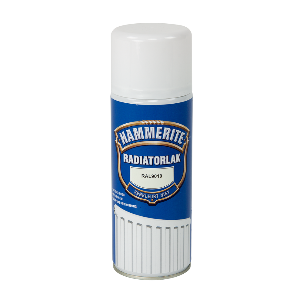 Hammerite Radiatorlak | RAL9010 | Spray | 400ml - 5110536