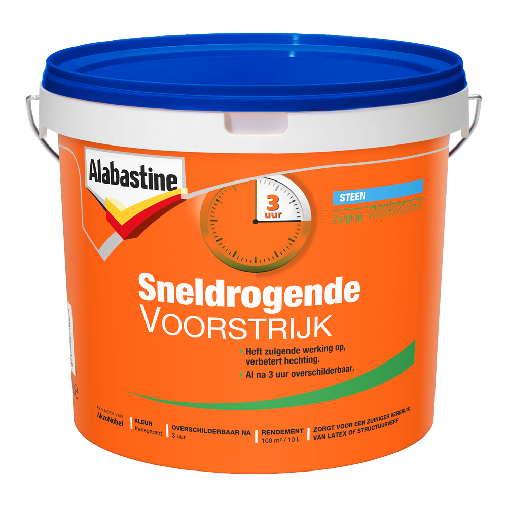Alabastine Voorstrijk Sneldrogend | 2PL | 10L - 5616100 afbeelding