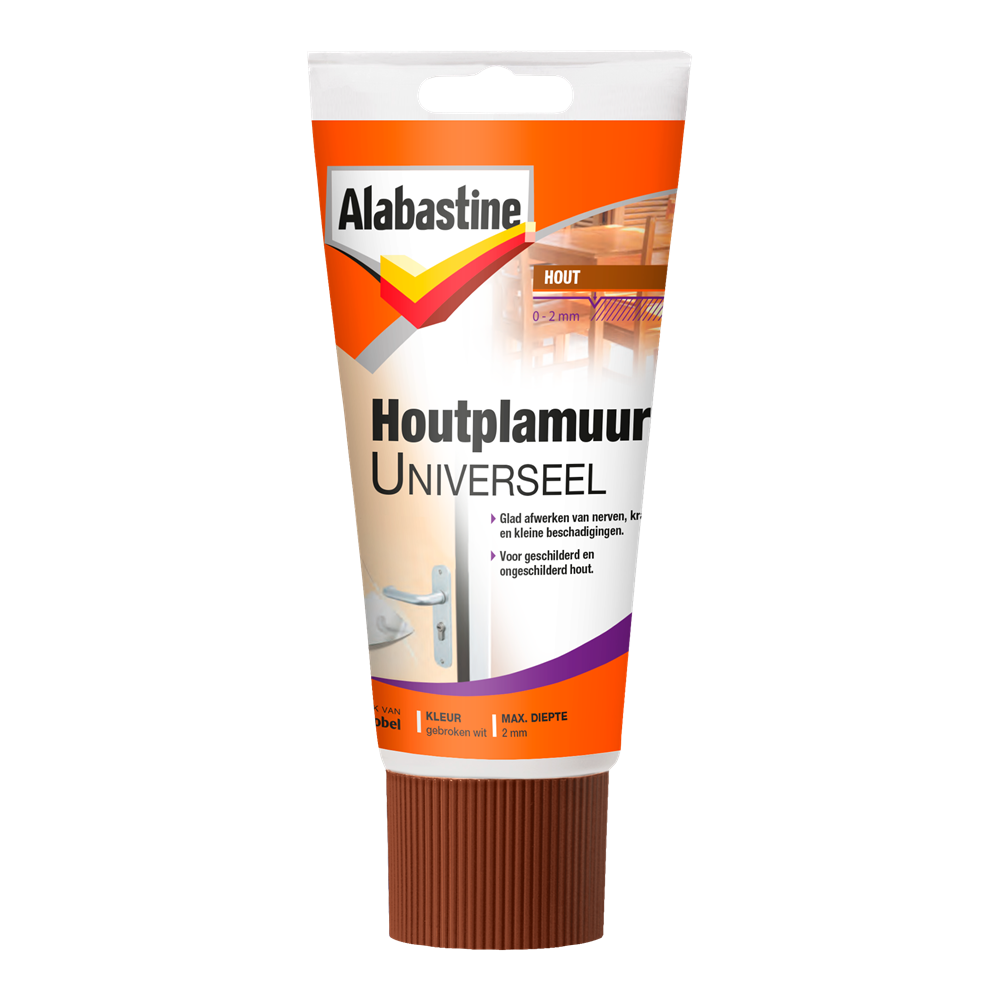 Alabastine Houtplamuur Uni | 2PL | 250gr - 5096156 afbeelding
