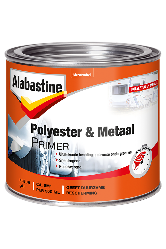 Alabastine Polyesterplamuur met Primer | Grijs | 250ml - 5944044 afbeelding