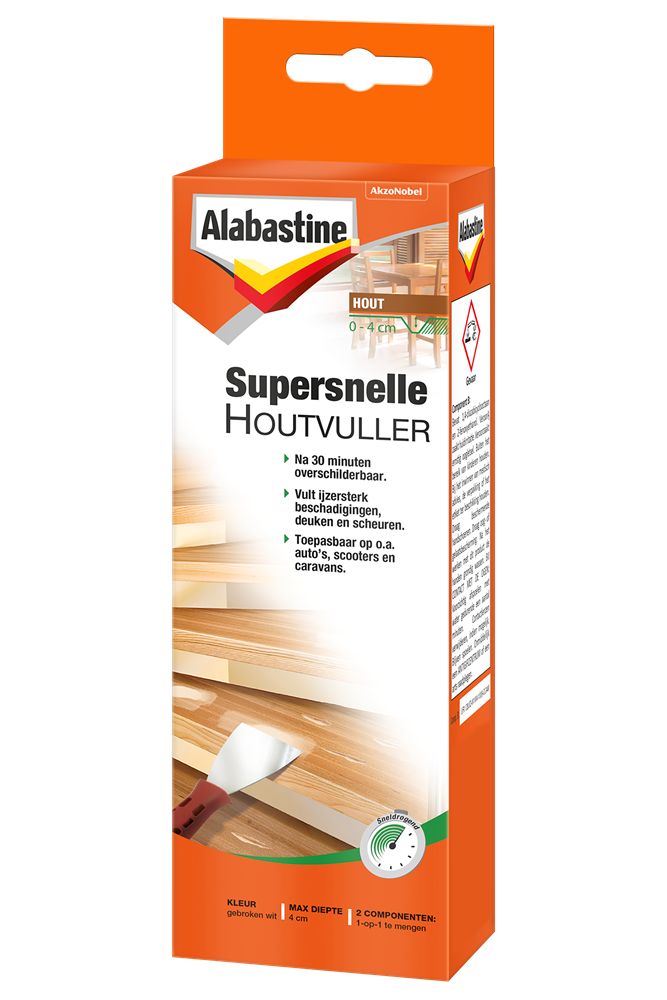 Alabastine Supersnelle Houtvuller Set | 150g - 5944057