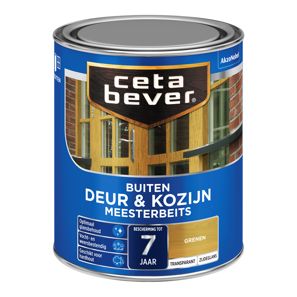 Cetabever Transparante Meesterbeits Deur en Kozijn | 077 Grenen Zijdeglans | 750ml - 5288501 afbeelding