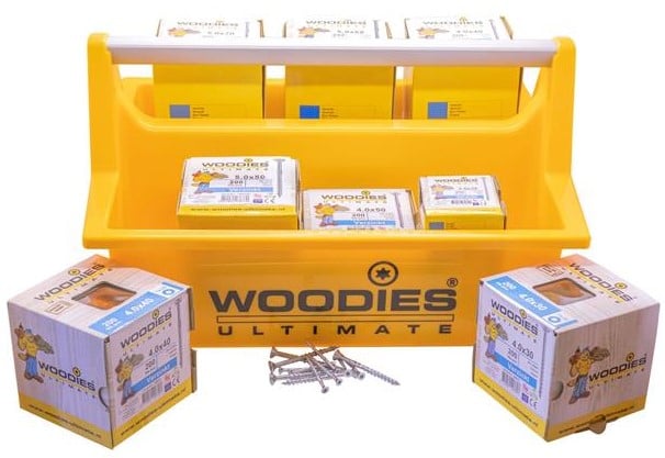 Woodies Draagkist met Woodies® Ultimate verzinkte schroeven | Indoor | 1400 stuks - 61999027