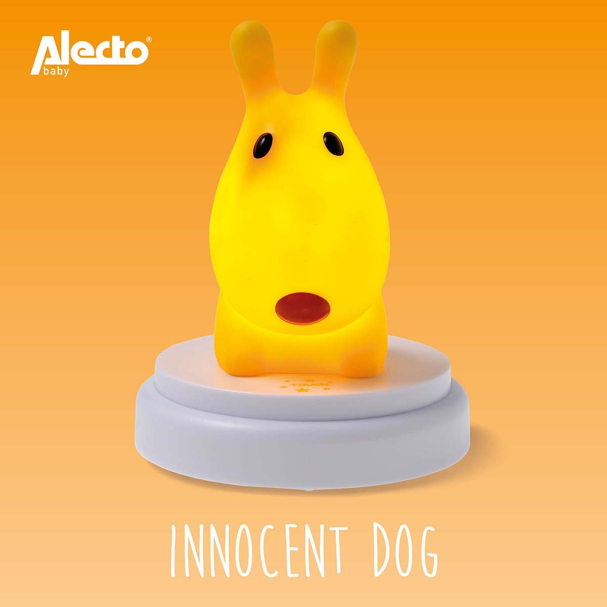 Alecto INNOCENT DOG LED nachtlampje hond geel - INNOCENT DOG
