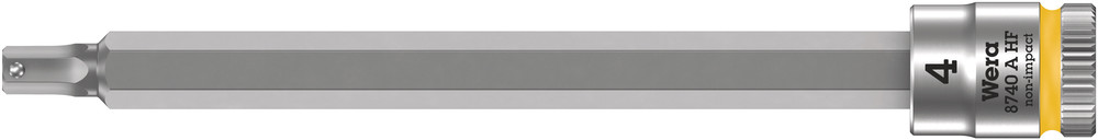 Wera 8740 A HF Zyklop Bit/dop-combinatie met Vasthoudfunctie met 1/4" Aandrijving, 4.0 x 100 mm - 1 stuk(s) - 05003334001