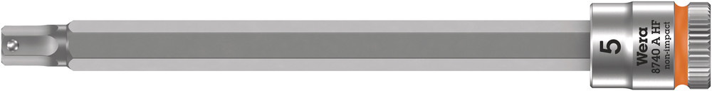 Wera 8740 A HF Zyklop Bit/dop-combinatie met Vasthoudfunctie met 1/4" Aandrijving, 5.0 x 100 mm - 1 stuk(s) - 05003336001