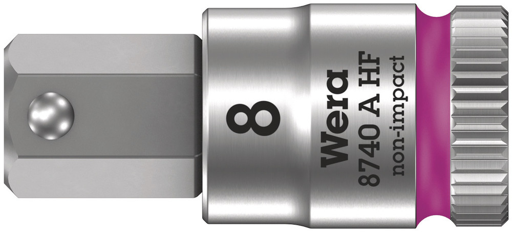 Wera 8740 A HF Zyklop Bit/dop-combinatie met Vasthoudfunctie met 1/4" Aandrijving, 8,0 x 28 mm - 1 stuk(s) - 05003339001