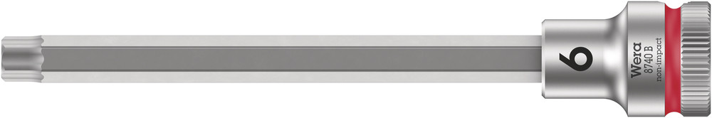 Wera 8740 B Zyklop bit-dop met 3/8"-aandrijving, met extra slanke profielzone, 6 x 107 mm - 05003052001