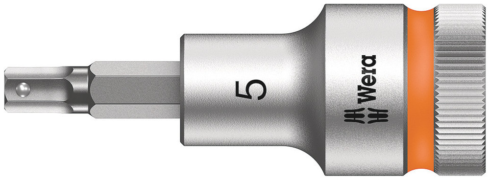 Wera 8740 C HF Zyklop Bit/dop-combinatie met Vasthoudfunctie met 1/2" Aandrijving , 5.0 x 60 mm - 1 stuk(s) - 05003821001