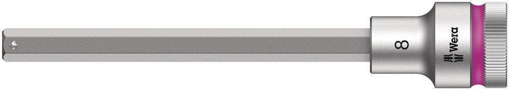 Wera 8740 C HF Zyklop Bit/dop-combinatie met Vasthoudfunctie met 1/2" Aandrijving , 8.0 x 140 mm - 1 stuk(s) - 05003844001