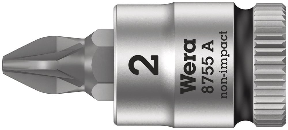 Wera 8755 A Zyklop Bit/dop-combinatie met 1/4" Aandrijving , PZ 1 x 28 mm - 1 stuk(s) - 05003353001
