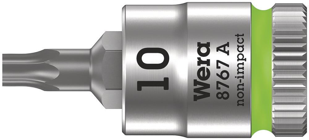 Wera 8767 A TORX Zyklop Bitdop met 1 4"-aandrijving TX 10 x 28 mm 05003390001