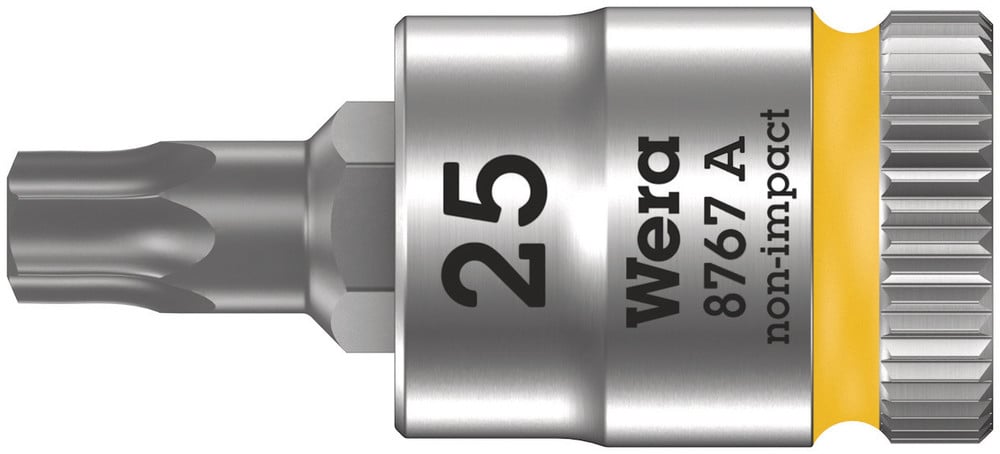 Wera 8767 A TORX Zyklop Bitdop met 1 4"-aandrijving TX 25 x 28 mm 05003392001