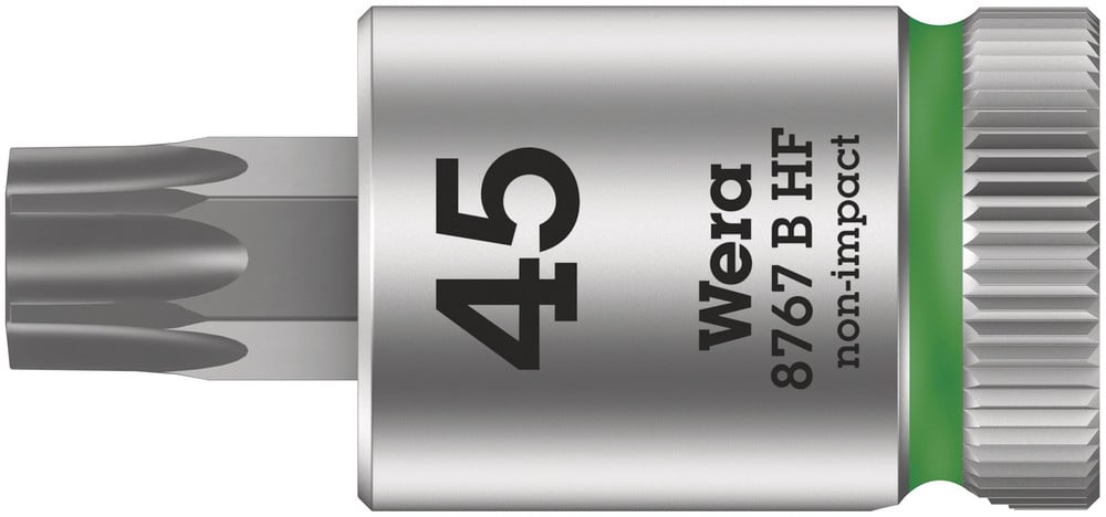 Wera 8767 B HF TORX® Zyklop Bitdop met 3/8"-aandrijving, met vasthoudfunctie, TX 27 x 107 mm - 1 stuk(s) - 05003065001