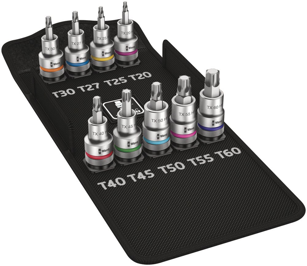Wera 8767 HMC HF 1 Zyklop Bit-doppen-set TORX®, met vasthoudfunctie, 9 -delig - 1 stuk(s) - 05004202001