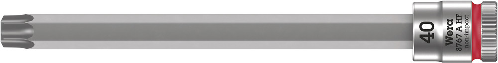 Wera 8767 A HF TORX® Zyklop Bit/dop-combinatie met 1/4" Aandrijving met Vasthoudfunctie, TX 40 x 100 mm - 1 stuk(s) - 05003372001