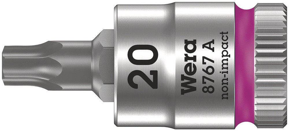 Wera 8767 A TORX® Zyklop Bitdop met 1/4"-aandrijving, TX 20 x 28 mm - 05003391001