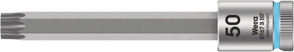Wera 8767 B HF TORX® Zyklop Bitdop met 3/8"-aandrijving, met vasthoudfunctie, TX 50 x 100.5 mm - 1 stuk(s) - 05003073001