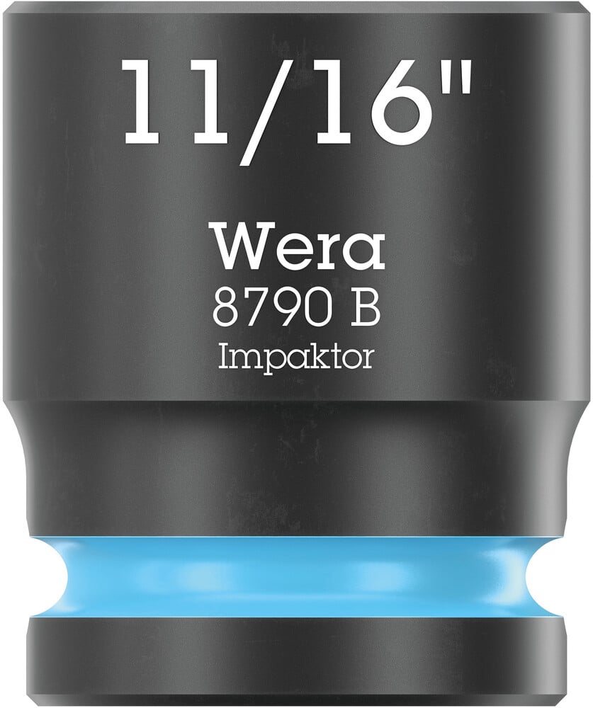 Wera 8790 B Impaktor-dop met 3 8"-aandrijving 11 16" x 30 mm 05005521001