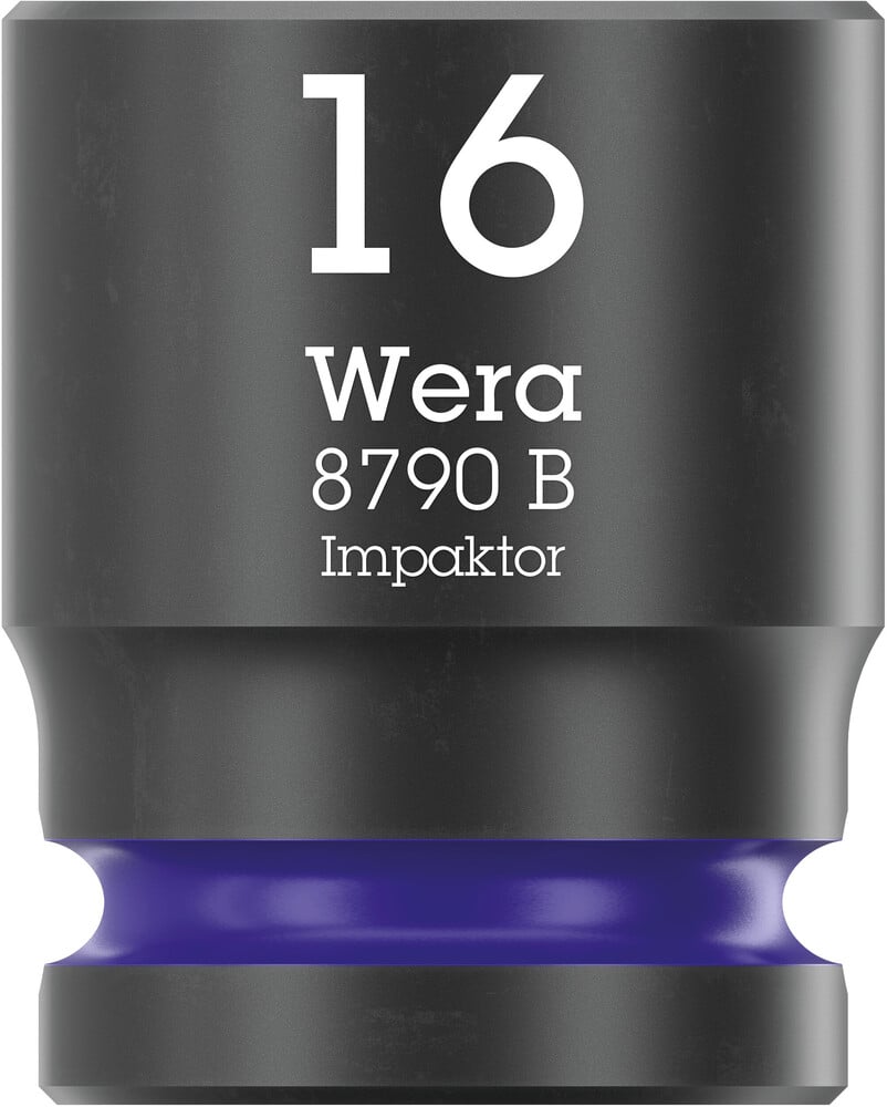 Wera 8790 B Impaktor-dop met 3 8"-aandrijving 16 x 30 mm 05005507001