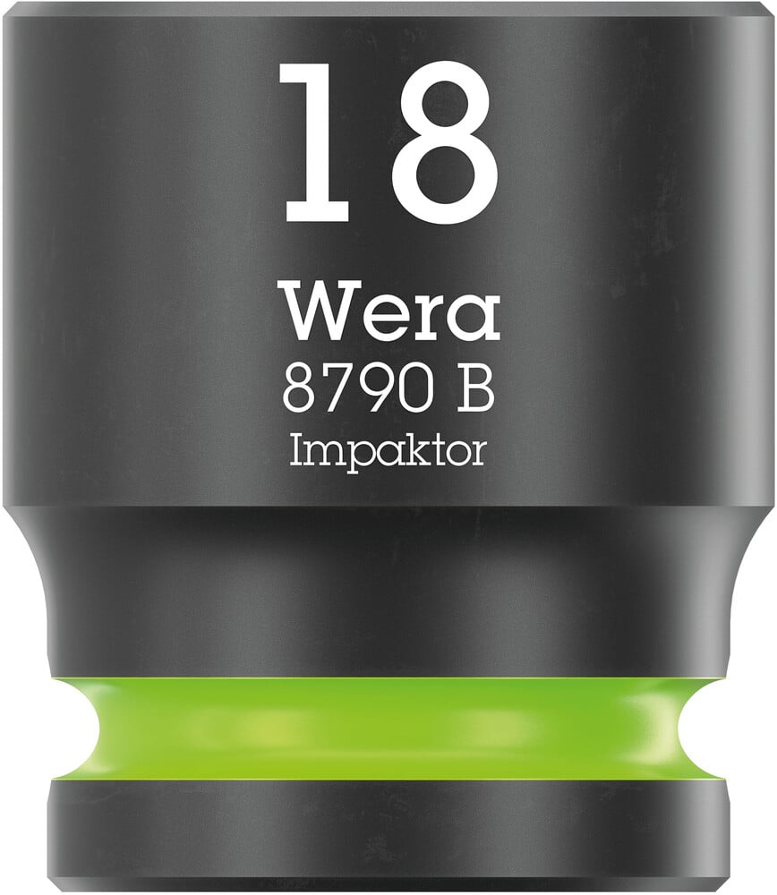 Wera 8790 B Impaktor-dop met 3 8"-aandrijving 18 x 30 mm 05005509001