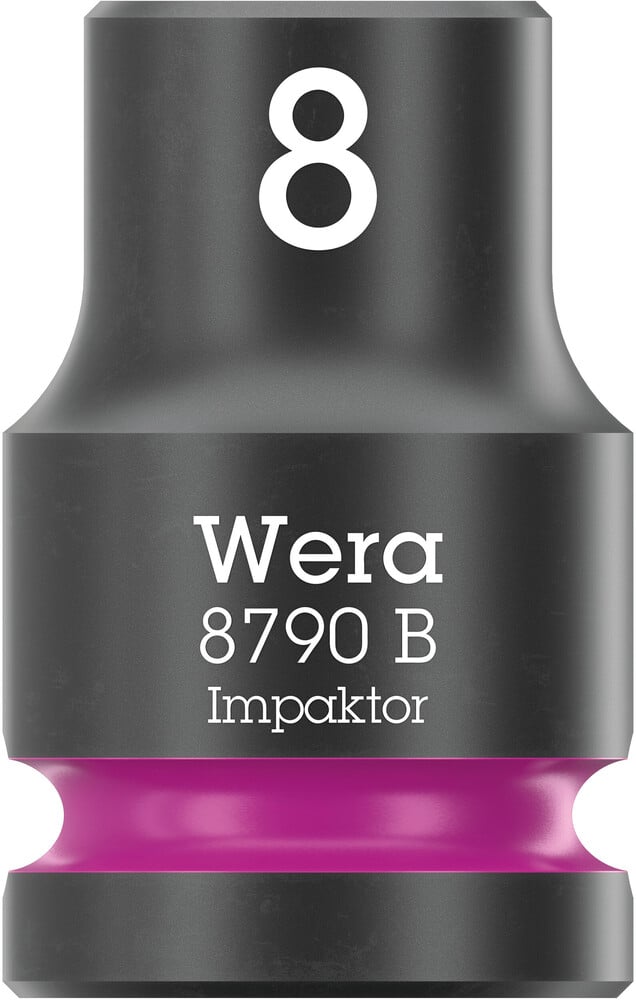Wera 8790 B Impaktor-dop met 3 8"-aandrijving 8 x 30 mm 05005500001