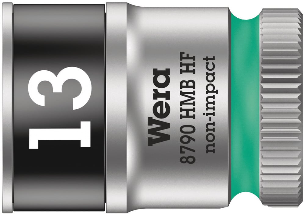 Wera 8790 HMB HF Zyklop Hand- en Machinedop, met 3/8"-aandrijving met vasthoudfunctie, 9.0 x 29.0 mm - 1 stuk(s) - 05003743001