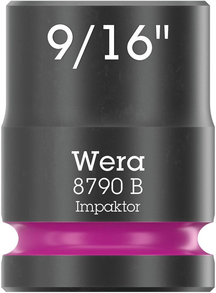 Wera 8790 B Impaktor-dop met 3/8"-aandrijving, 9/16" x 30 mm - 05005519001