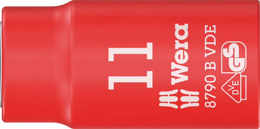 Wera 8790 B Zyklop VDE doppen, geïsoleerd, voorzien van 3/8" aandrijving, 11.0 x 46.0 mm - 1 stuk(s) - 05004955001