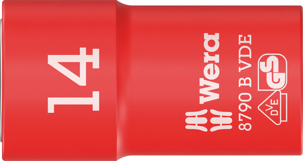 Wera 8790 B Zyklop VDE doppen, geïsoleerd, voorzien van 3/8" aandrijving, 14.0 x 46.0 mm - 1 stuk(s) - 05004958001