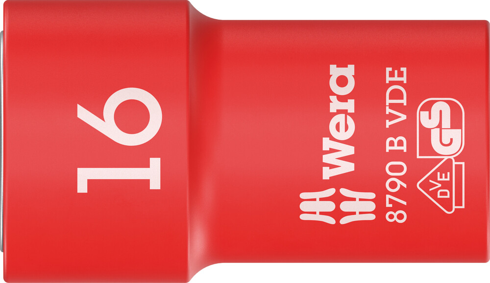 Wera 8790 B Zyklop VDE doppen, geïsoleerd, voorzien van 3/8" aandrijving, 16.0 x 46.0 mm - 1 stuk(s) - 05004960001