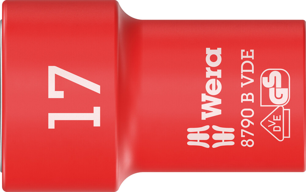 Wera 8790 B Zyklop VDE doppen, geïsoleerd, voorzien van 3/8" aandrijving, 17.0 x 46.0 mm - 1 stuk(s) - 05004961001