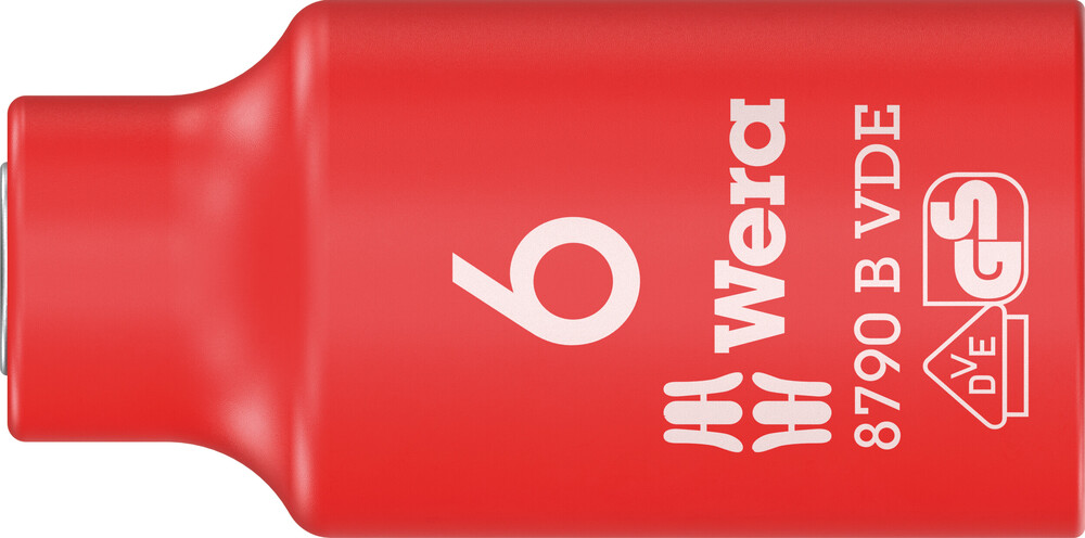 Wera 8790 B Zyklop VDE doppen, geïsoleerd, voorzien van 3/8" aandrijving, 6.0 x 46.0 mm - 1 stuk(s) - 05004950001