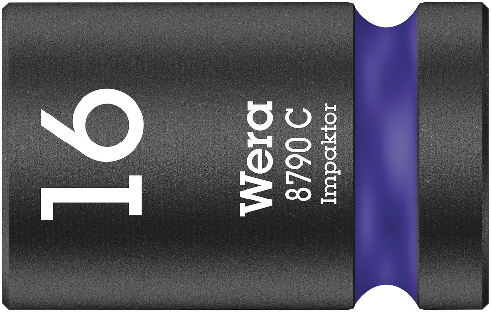 Wera 8790 C Impaktor Dop met 1/2"-aandrijving, 16 x 38 mm - 05004573001
