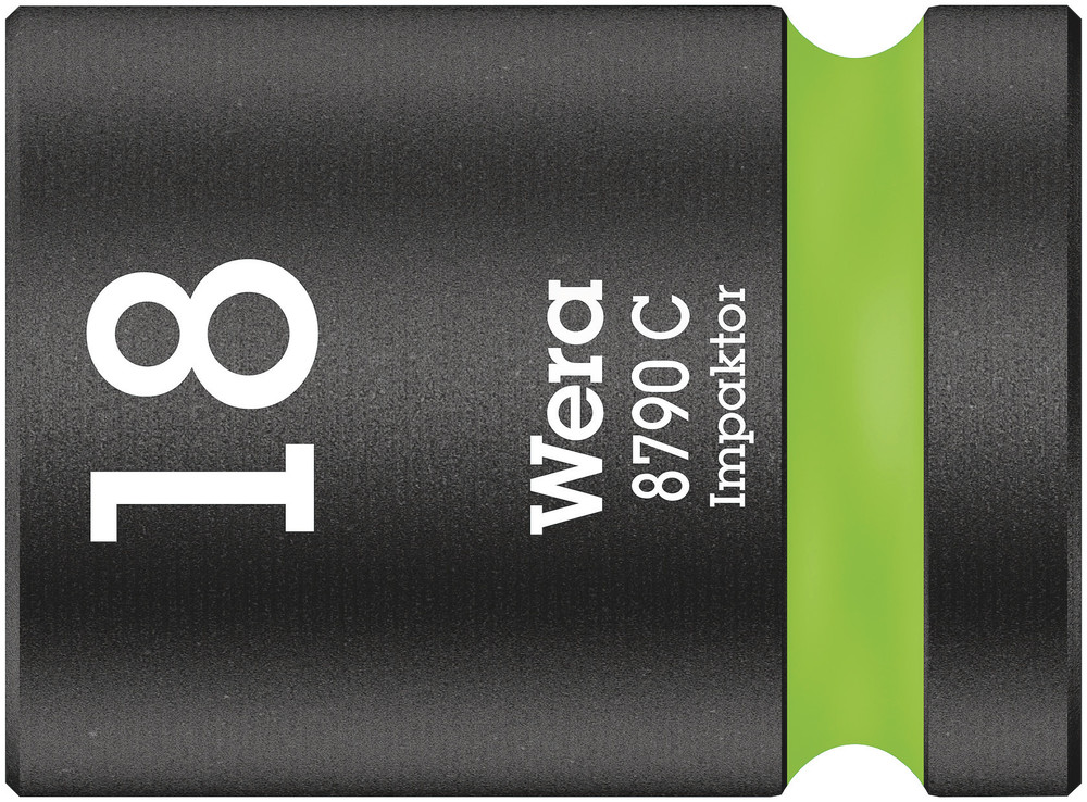 Wera 8790 C Impaktor Dop met 1/2"-aandrijving, 18 x 38 mm - 05004575001