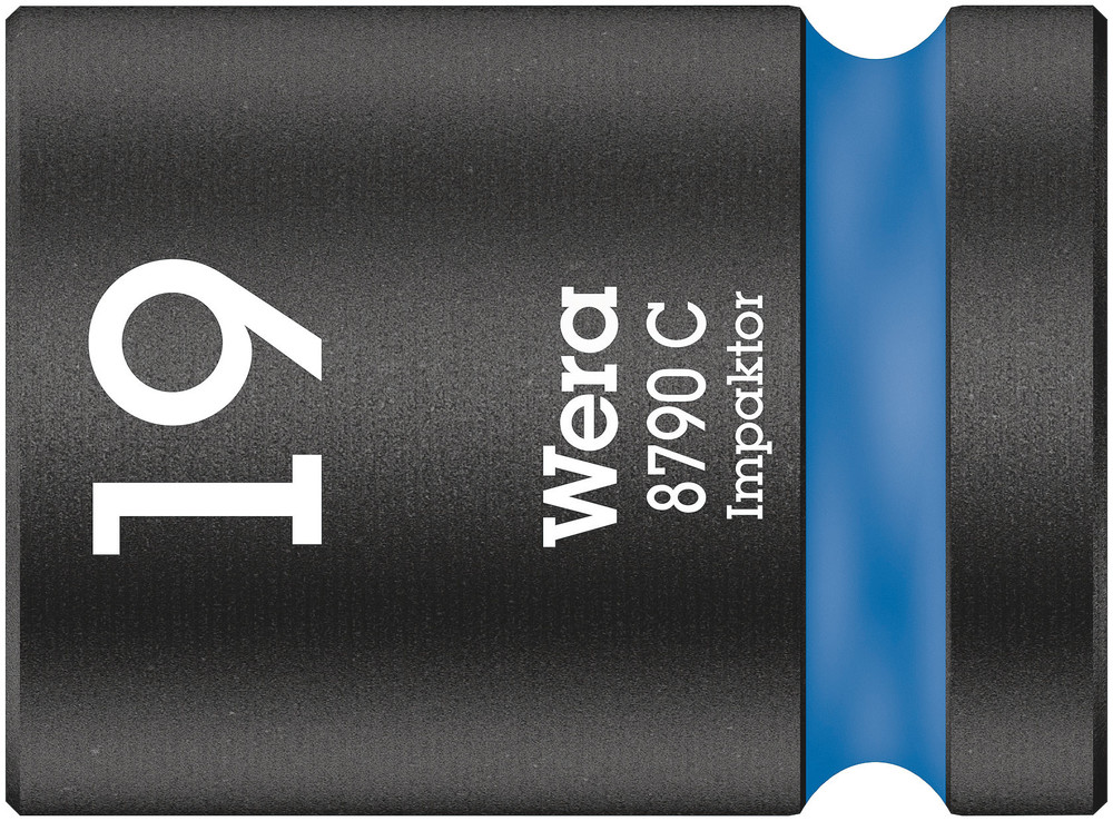 Wera 8790 C Impaktor Dop met 1/2"-aandrijving, 19 x 38 mm - 05004576001