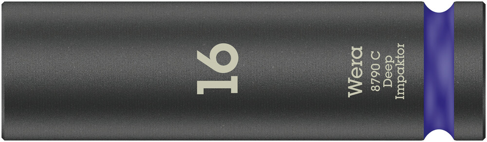 Wera 8790 C Impaktor Deep doppen met 1/2"-aandrijving, 16 x 83 mm - 05004833001