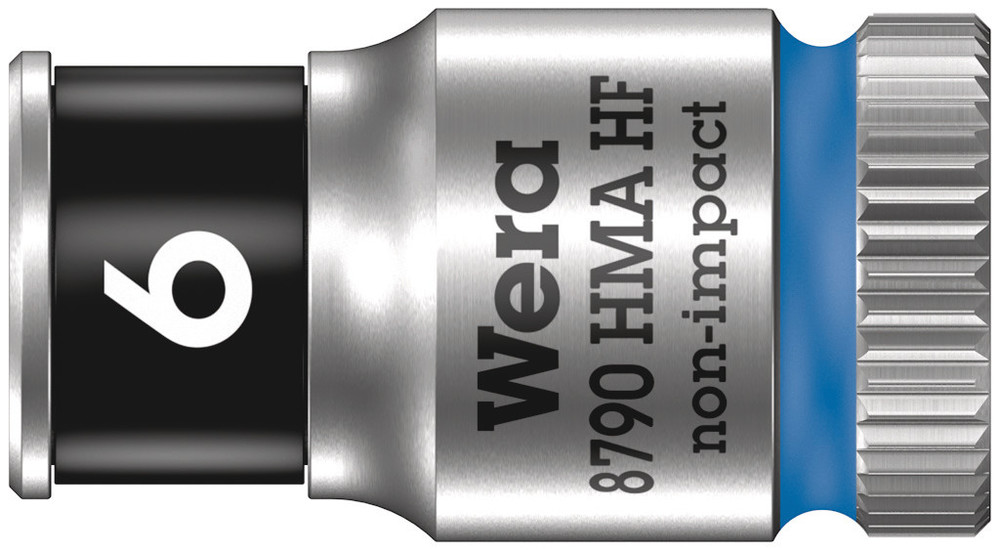 Wera 8790 HMA HF Zyklop Hand- en Machinedop met 1/4" Aandrijving met Vasthoudfunctie, 6,0 mm - 1 stuk(s) - 05003721001