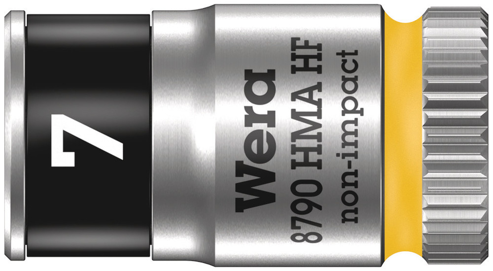 Wera 8790 HMA HF Zyklop Hand- en Machinedop met 1/4" Aandrijving met Vasthoudfunctie, 7,0 mm - 1 stuk(s) - 05003722001