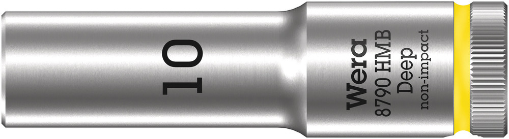 Wera 8790 HMB Deep Hand- en Machinedop met 3/8"-aandrijving, 10 x 64 mm 05004532001