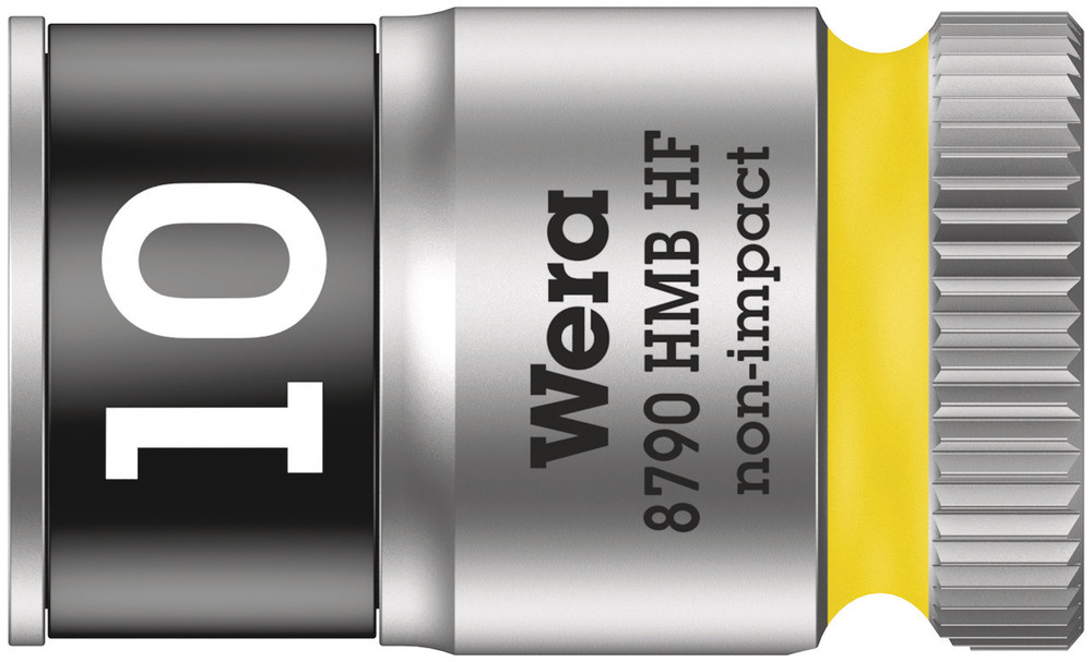 Wera 8790 HMB HF Zyklop Hand- en Machinedop, met 3/8"-aandrijving met vasthoudfunctie, 10.0 x 29.0 mm - 1 stuk(s) - 05003744001