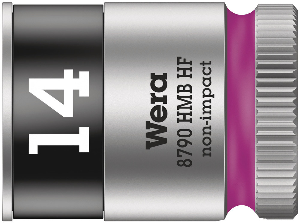 Wera 8790 HMB HF Zyklop Hand- en Machinedop, met 3/8"-aandrijving met vasthoudfunctie, 14.0 x 29.0 mm - 1 stuk(s) - 05003748001