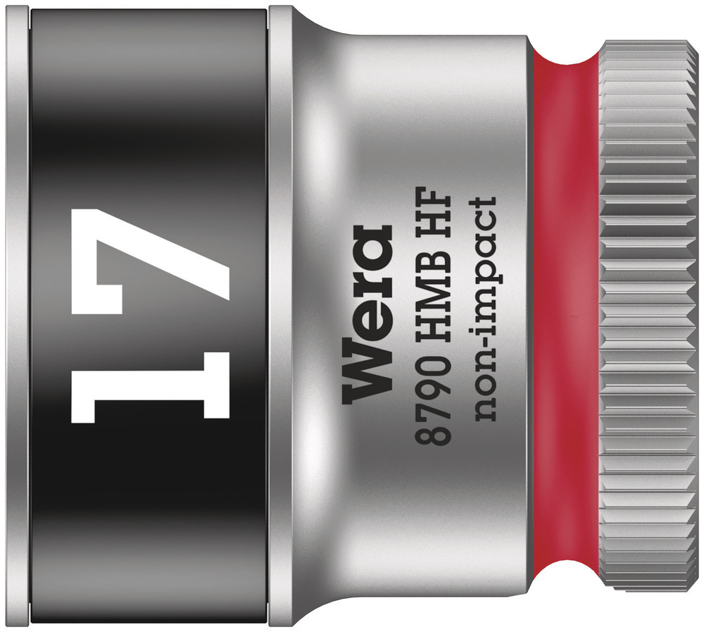 Wera 8790 HMB HF Zyklop Hand- en Machinedop, met 3/8"-aandrijving met vasthoudfunctie, 17.0 x 29.0 mm - 1 stuk(s) - 05003751001