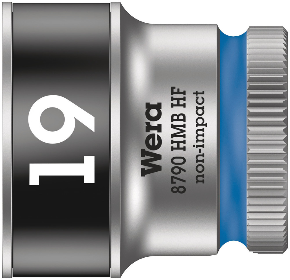 Wera 8790 HMB HF Zyklop Hand- en Machinedop, met 3/8"-aandrijving met vasthoudfunctie, 19.0 x 29.0 mm - 1 stuk(s) - 05003753001
