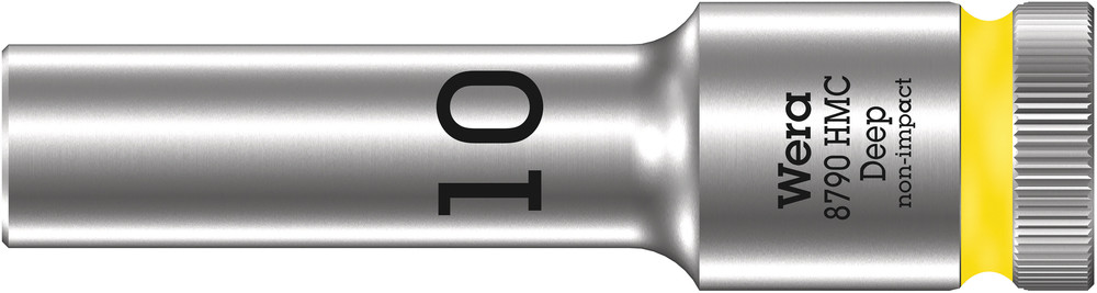 Wera 8790 HMC Deep Hand- en Machinedop met 1/2"-aandrijving, 10 x 83 mm - 05004550001