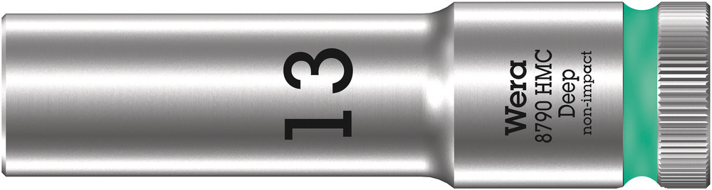 Wera 8790 HMC Deep Hand- en Machinedop met 1/2"-aandrijving, 13 x 83 mm - 05004553001