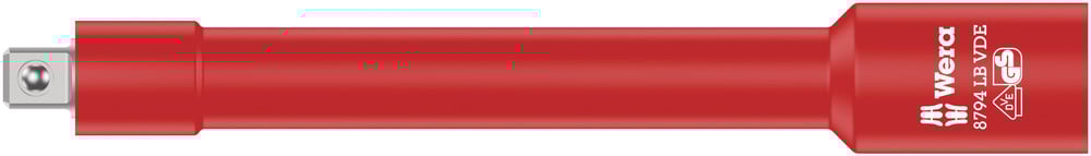 Wera 8794 LB VDE Zyklop verlengstuk, geïsoleerd, lang, 3/8", 166.0 mm - 1 stuk(s) - 05004965001