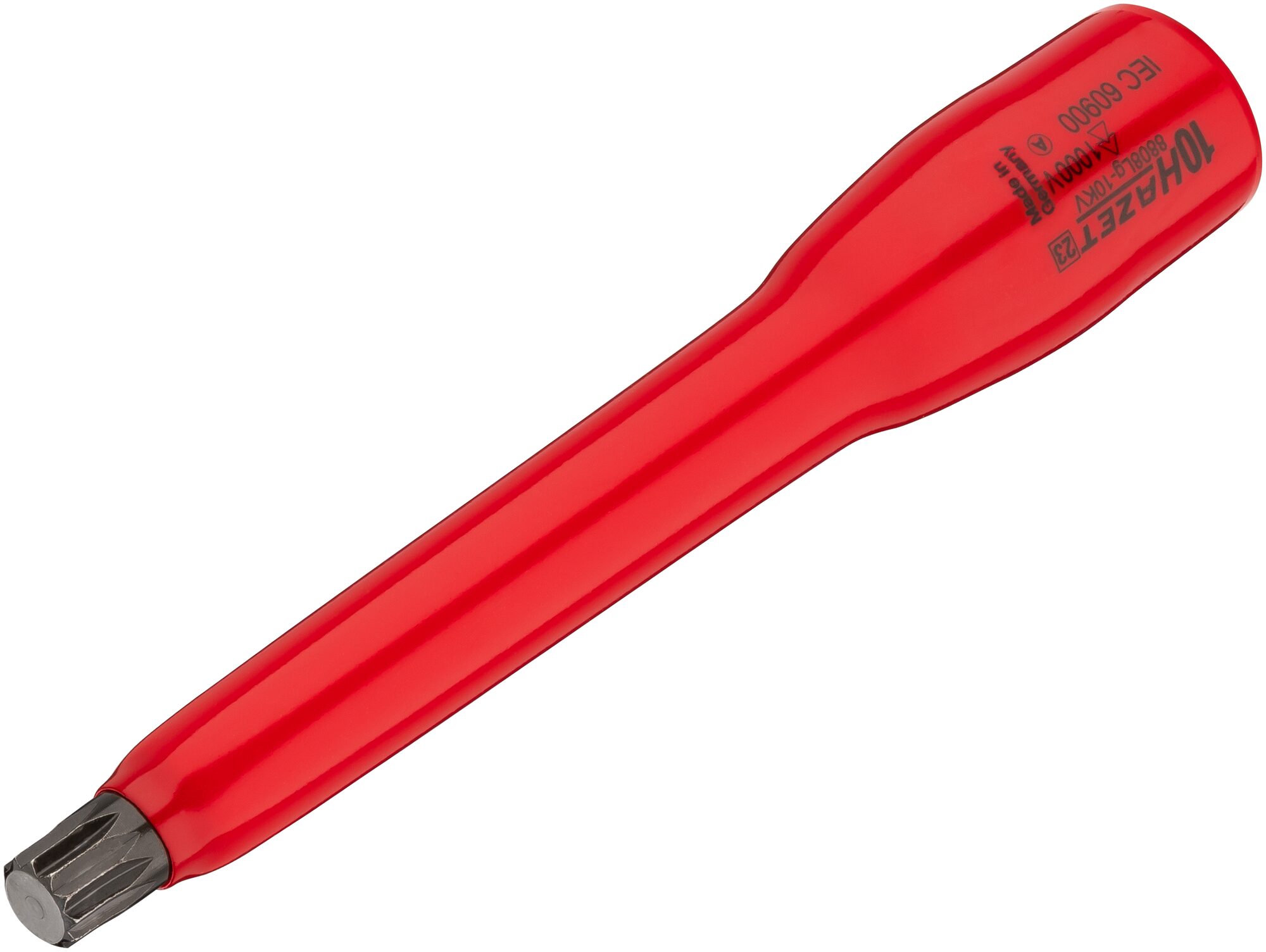 HAZET Dopsleutelbit · geïsoleerd 8808LG-10KV · 3/8 inch (10 mm) vierkant hol · Binnenveeltandprofiel XZN · SW M10