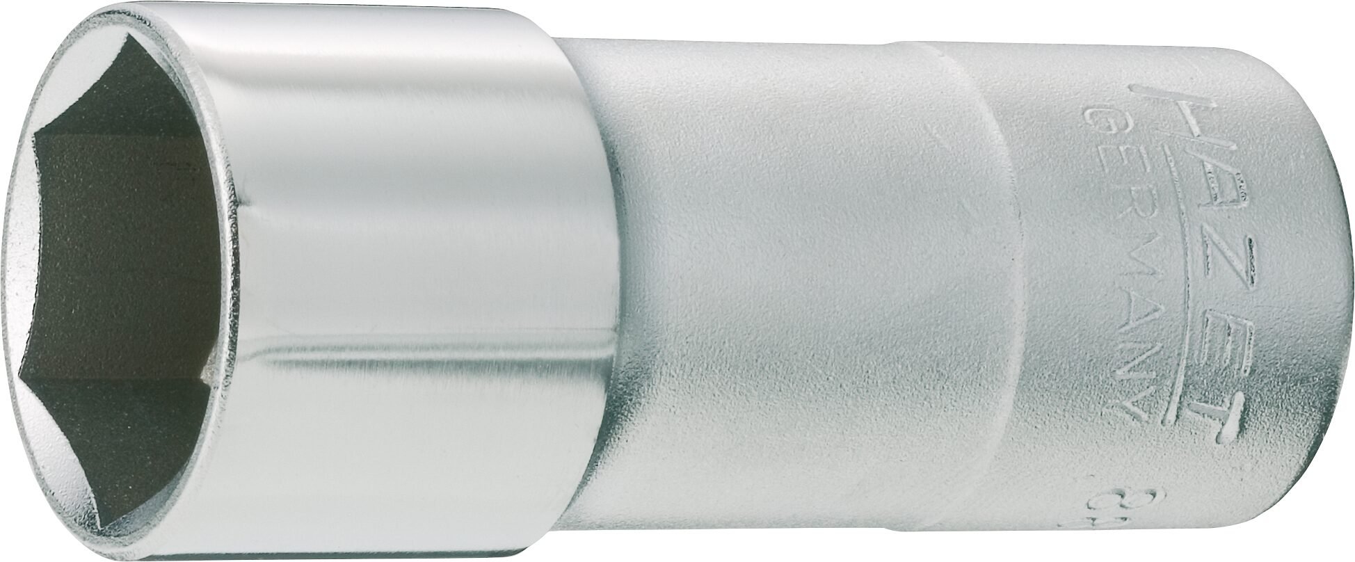 HAZET Bougiedopsleutel 880AKF · 3/8 inch (10 mm) vierkant hol · Buiten-zeskant-profiel · SW 16 mm · 5/8?